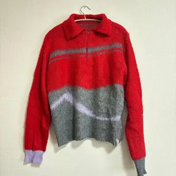 PAMM 미친 하프 지퍼 니트