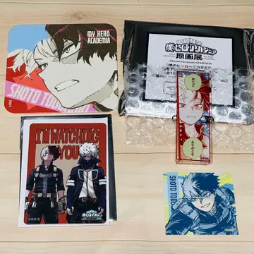 히로아카 원화전 토도로키 쇼토 코스터 마그넷 스티커 명언 캔뱃지