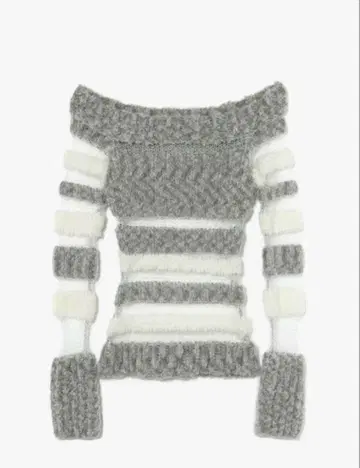 Theredthread S millefeuille knit gray