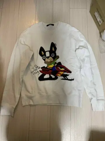 DSQUARED2 화이트 맨투맨 M