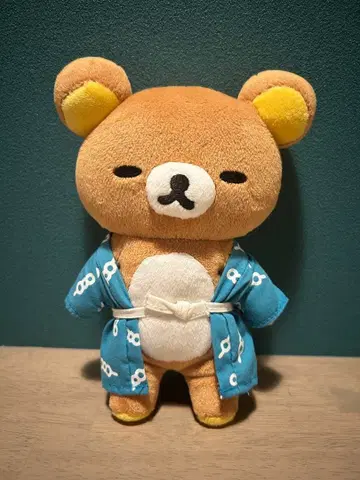 산엑스 리락쿠마 오키라쿠 온천 봉제 인형 마스코트