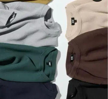 [새상품급] 워셔블 밀라노 리브 크루넥 스웨터 네이비 S