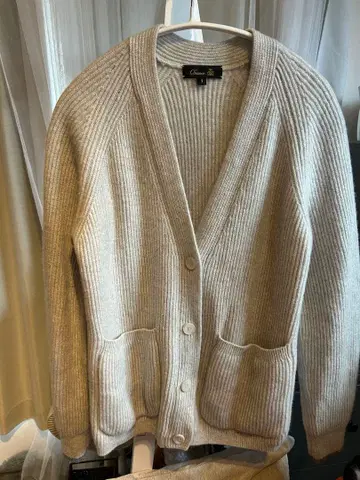 드로어 리브 가디건 사이즈 1 그레이