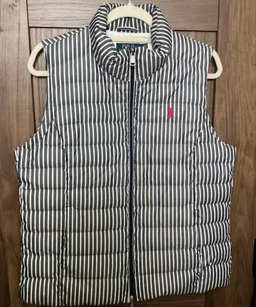 폴로 랄프로렌 다운 베스트 스트라이프 남녀 병용 레어