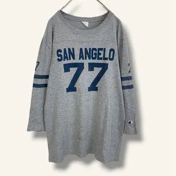 챔피온 SAN ANGELO 7부 소매 풋볼 티셔츠 그레이