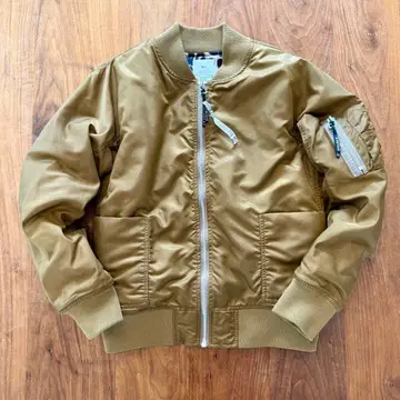 [ Sov. ] MA-1 패딩 자켓 카멜 36