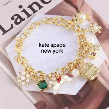 케이트 스페이드 윈터 원더랜드 참 팔찌