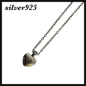 [ 새상품급 ] 목걸이 하트 실버 925 참