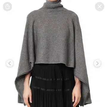 르쉘 블루 크롭 니트