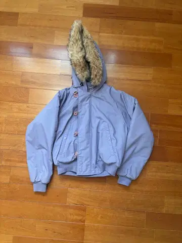 johns Hamer 연보라색 n2b 퍼 자켓 헤이세이 갸루