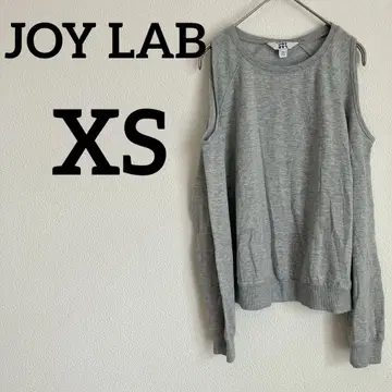 선착순 JOY LAB [XS] 그레이 오프숄더 트레이닝복