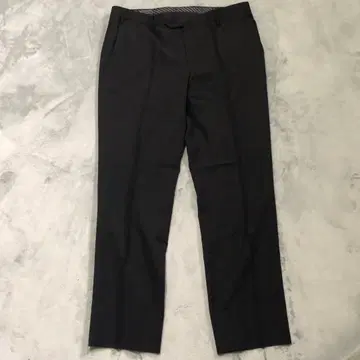 Mr. JUNKO 블랙 스트레이트 레그 슬랙스