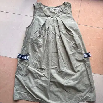 이쿠코 IKUKO 에이프런 원피스