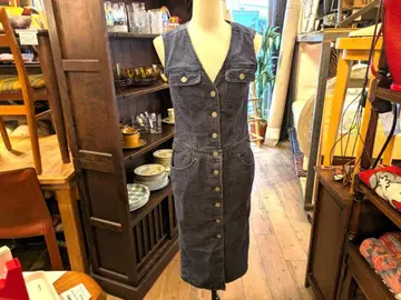 론 헤르만 빈티지 슬리브리스 코듀로이 원피스