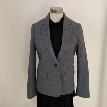 COMME CA ISM 그레이 헤링본 테일러드 자켓 9호 사이즈