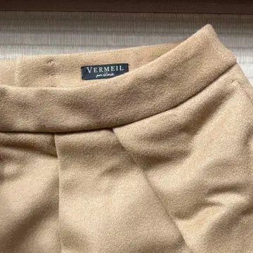 VERMEIL par iena 울 롱 스커트 카멜