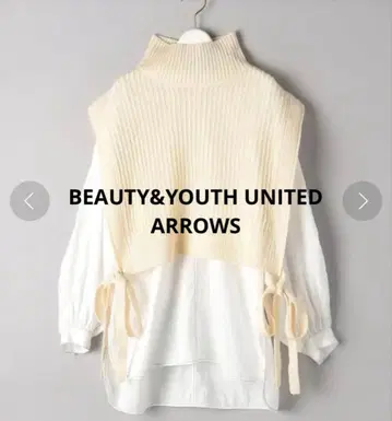 BEAUTY&YOUTH 니트&블라우스 오크 레이어드 튜닉 새상품급