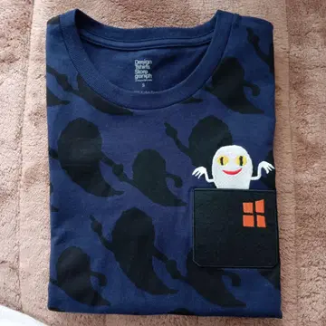 graniph 안 자는 아이 누구냐 반팔 T셔츠 S 사이즈 네이비