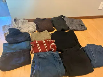 묶음 판매: 가을 겨울 의류 세트 남성용