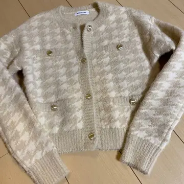 NATURAL BEAUTY BASIC 베이지 가디건 FR 사이즈