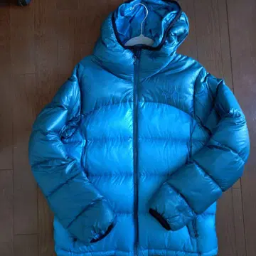 THE NORTH FACE 다운 자켓 파랑/짙은 녹색