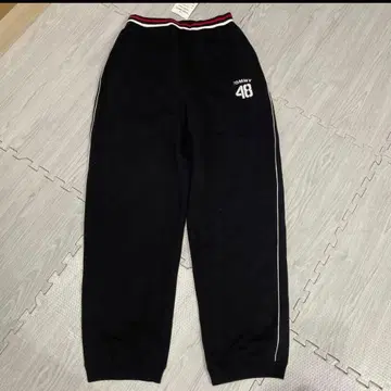 새상품 TOMMY HILFIGER 맨투맨 팬츠 블랙 Tommy jeans