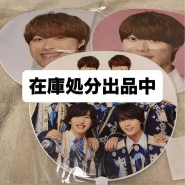 나니와단시와 오하시 카즈야의 부채 세트