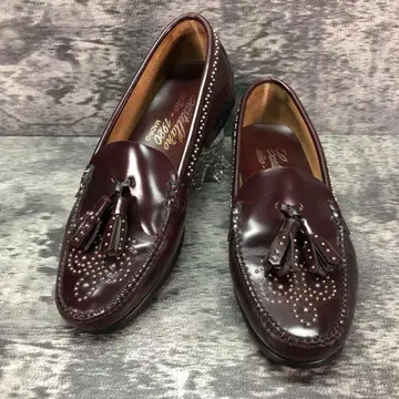 새상품급 카스테라노 [37] 메트 비트 신발 태슬 스터드 메달리온