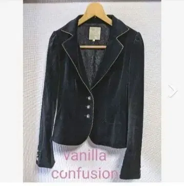 블랙 벨벳 테일러드 자켓