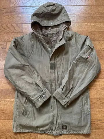 SSDD FUCT 후드 부착 밀리터리 자켓 L