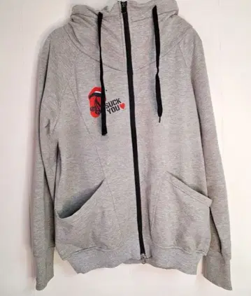 Acid Black Cherry 볼륨넥 후드티 그레이 yasu