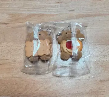 메이리 파라 마스코트 볼체인 버터 샌드 딸기잼 2점