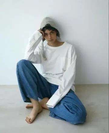 EDWIN x ETRE TOKYO 카빙 데님 와이드 팬츠