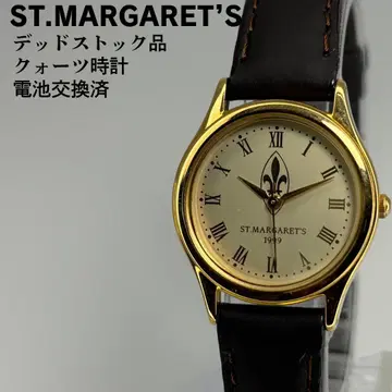 데드스탁품 ST.MARGARET'S 쿼츠 손목시계 배터리 교환 완료