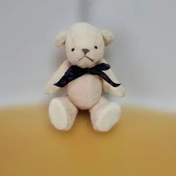 소형 곰 피크닉 월드 리본 포함 봉제 인형