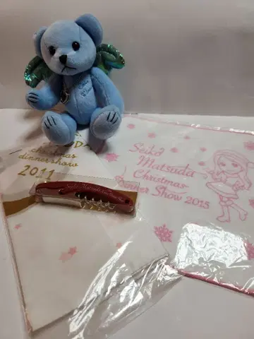 마츠다 세이코 디너쇼 굿즈 묶음 판매 봉제 인형 핸드 타월