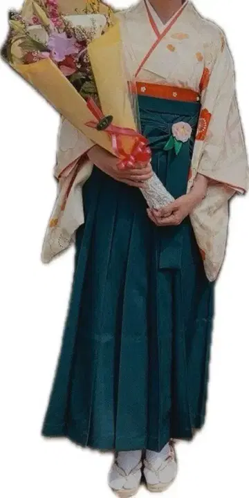 졸업식 하카마 하카마와 기모노 세트