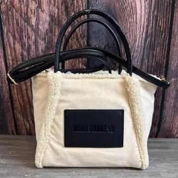 MARY QUANT 마리콴트 베이지 토트백 리버서블