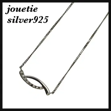 [새상품급] jouetie 쥬에티 목걸이 실버 925 스톤