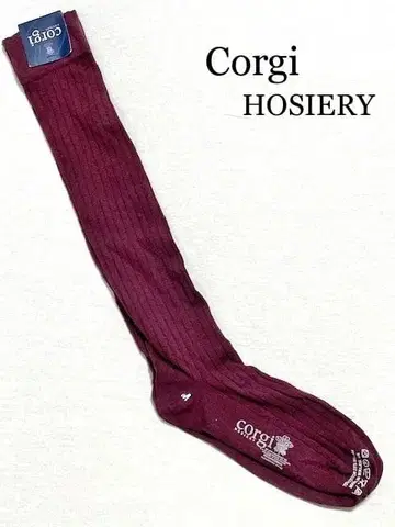 새상품 M Corgi 롱 호즈 보르도