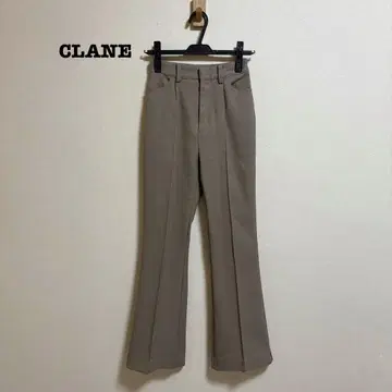 클라네 센터라인 부츠컷 팬츠 0 베이지