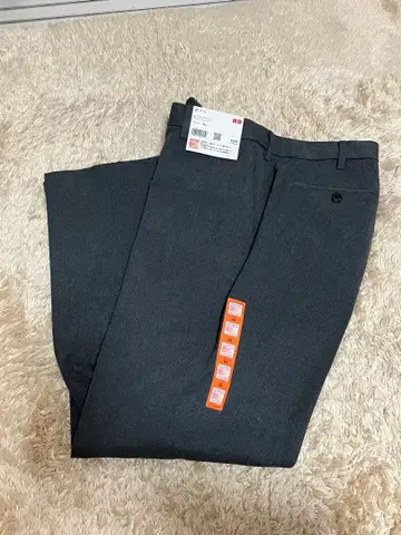 유니클로 히트텍 스마트 슬림핏 팬츠 그레이 W88