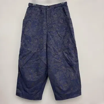 센소유니코 i+mu 올 패턴 팬츠 와이드 실루엣