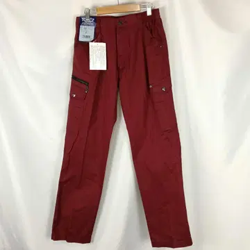 새상품 워크맨 GIN WASHI 카고 팬츠 M 와인 B3871