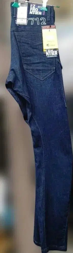 I'z Frontier 스트레치 데님 카고 팬츠 76cm 인디고 블루