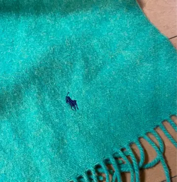 랄프 로렌 머플러 그린 Made IN ITALY