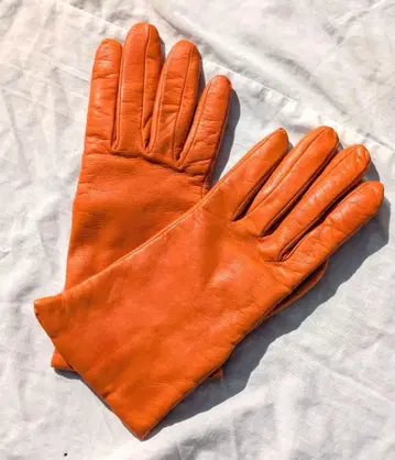 셀 모네타 그로브스 장갑 캐시미어 100% 인기 오렌지 카멜