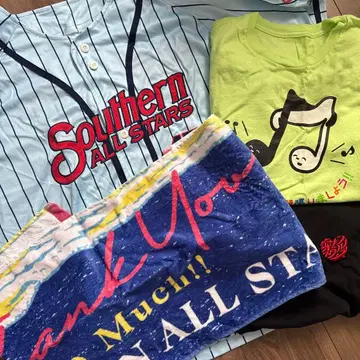 서던 올스타즈 라이브 셔츠 3점 치가사키