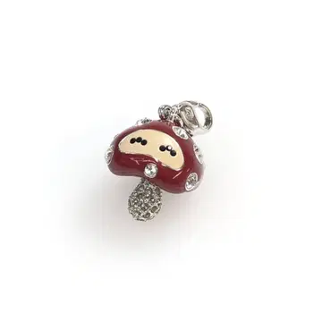 SWAROVSKI 스와로브스키 키링 참 버섯