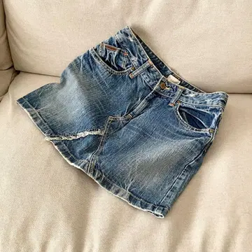 EDWIN something/데님 미니 스커트